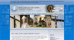Desktop Screenshot of ourladyofthelakes.org